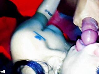 wanna see this cute colombian kitty dj covered in crazy cumshots?