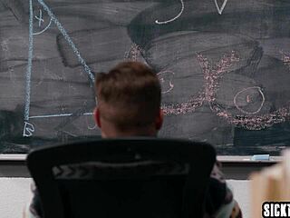 yo those two big ass teachers take colleague's cock after catching him stroke