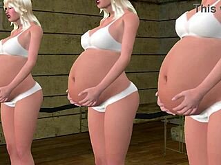 i can't believe my triplet sisters got their bellies inflated clothes ripped