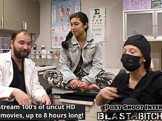 Jasmine Roses' Nurse POV: Cum Blasts Back After Deepthroat Doggy