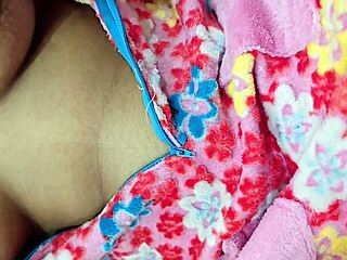 Stepson pounds stepmom's big tits and ass doggystyle 😈 wet pussy creampie!