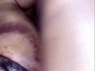 creamy ebony milf's soaked pussy hides a wild banging secret