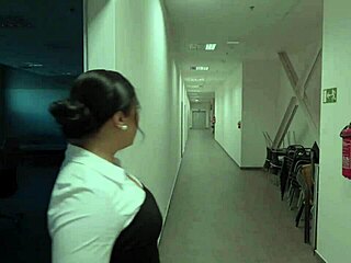 shame4k's czech boss christina santes caught at work getting her hairy pussy licked and fucked hard by stranger