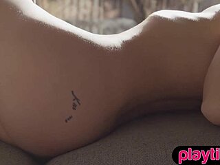 latina milf parts cheeks for dildo in her fuzzy wet slit