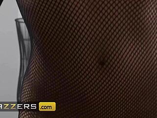 mina luxx ruined nylons soaked in cum after big cock pounding