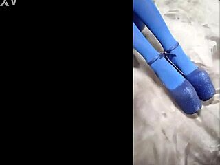 Milf in Pantyhose Eight Inch Heels Shows Off Perfect Petite Latina Body