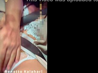 brazilian hotwife queen caught fucking hard while cuckold hubby jerks