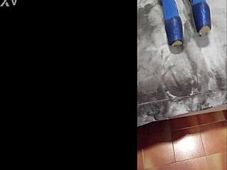 Milf in Pantyhose Eight Inch Heels Shows Off Perfect Petite Latina Body