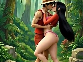 Boa Hancock Takes Deep Forest Fuck in One Piece Hentai