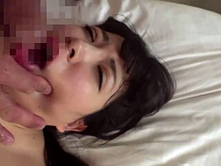 Japanese busty instructor oiled up for hardcore titty fuck leak