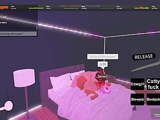 Sexy ebony girlfriend gets fucked hard playing Roblox in cute homemade session