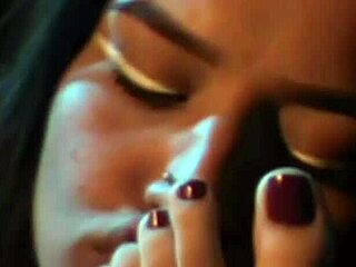 Brunette Latina Goddess Forces Submissive Tongue on Every Sexy Toe!