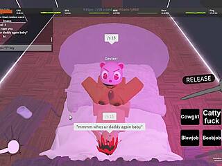 Sexy ebony girlfriend gets fucked hard playing Roblox in cute homemade session