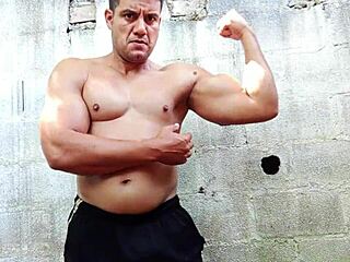 Yuri Gaucho Brazilian Bear Strokes Huge Hairy Cock To Cumload