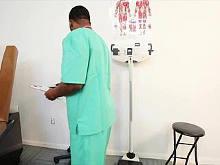 hey rome major and sara jay go wild with milf nurse in hospital threesome