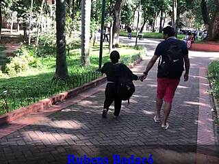 Pounding Huge Cock Deep in Latina's Tight Ass on Balcony See-Through Dress