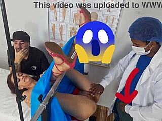 Watch the hung doctor pound my redhead wife's ass from behind in public! Cuckold watches helplessly as he stretches her tight hole outdoors.