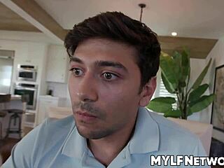 teacher milf tunes max and nade's tools in garage threesome