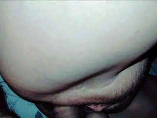 Skinny Married MILF Bride in Stockings Enjoys Anal with Husband