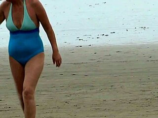 i finally gave in on the beach and let stepson fuck me deep creampie finish