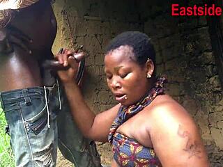 forest hunter rams monster cock into african queen outdoors