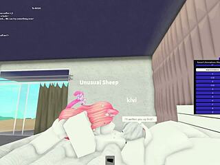 back at it testing my furry 18+ slut kivi on roblox with rough game fucks
