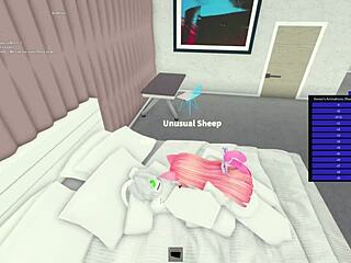 back at it testing my furry 18+ slut kivi on roblox with rough game fucks