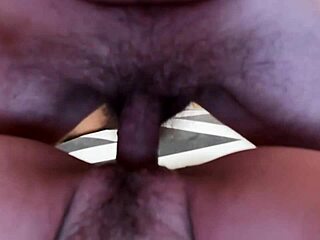 amateur milf's hairy tight pussy stretched by huge cock cumshot