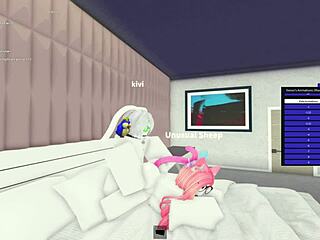 back at it testing my furry 18+ slut kivi on roblox with rough game fucks