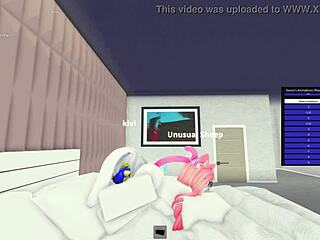 back at it testing my furry 18+ slut kivi on roblox with rough game fucks