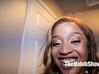 Wow Mena Carlisle's Slim Thick Body Handles Jovan Jordan's Monster Cock