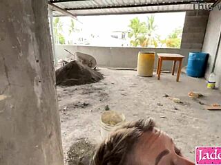 Street Submissive Slut Bound Fucked Rough Construction Site