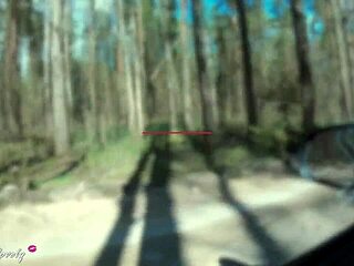 he drove me deep into forest and fucked my pussy hard in car, you watching?