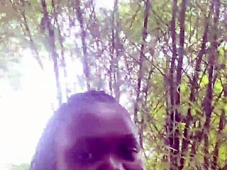 big ass sluts tempt fate with outdoor forest pounding