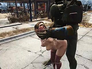 think you can handle mutant cock bending her over in stockings doggystyle?