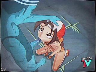 You ready for this intense cartoon training session that pushes every limit?