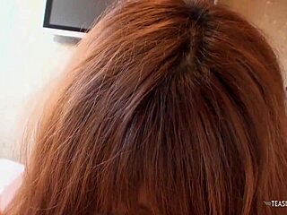 Beautiful faced naughty milf chichi gives pov blowjob perfection