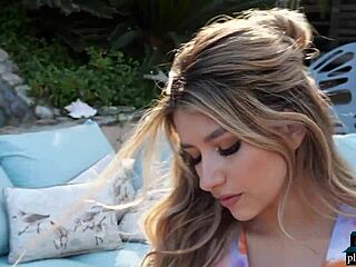 Gina's big natural tits and ass revealed in playboy striptease