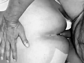 i cant believe that monster cock destroyed my ass in black and white