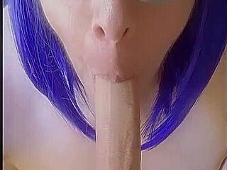 mature mommy gulps down 8 inch uncut cock cum after deepthroat