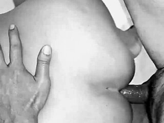 i cant believe that monster cock destroyed my ass in black and white