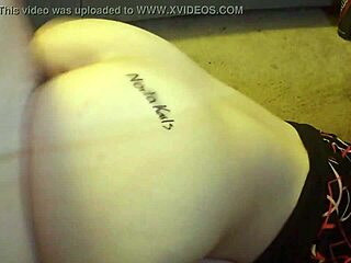 gf drops to knees behind desk for sneaky action