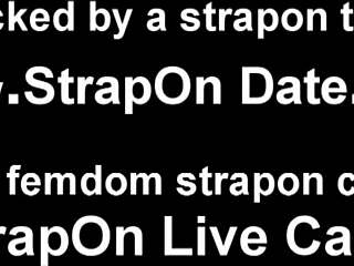 ready to suck this big bdsm strapon dildo femdom style?