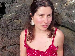 Stepmom's Beach Seduction Lesson Turns Into Public Nude Pussy Exposure