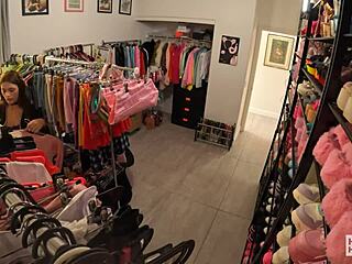 Juniper Ren hooked on Nade Nasty hardcore sex BTS