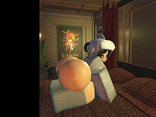 whoa, that roblox dance shakes her big ass 🍑🔥