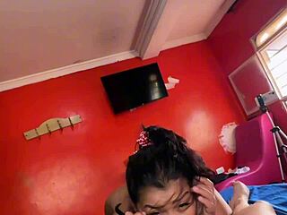 nephew pounds aunt's big ass doggy before husband gets home