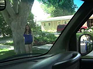 wanna watch her lay back on that leather couch while he slides into her shaved fat pussy?