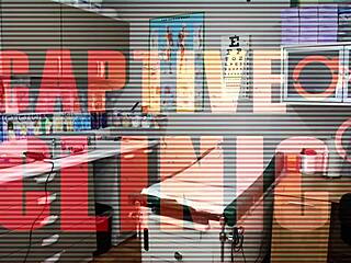 Petite Latina Nurse Jasmine Rose in Latex Uses Dildo Toys on Patient Ass Pussy