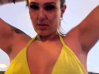 Wet Transparent Bikini Workout Almost Gets Me Gym Banned Copacabana!